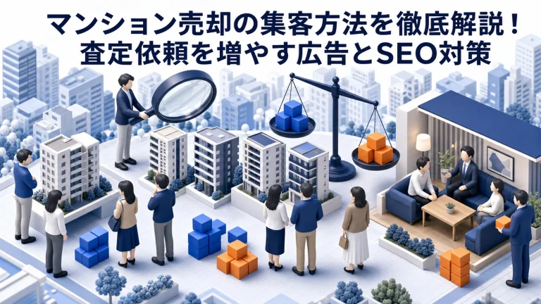 マンション売却の集客方法を徹底解説!査定依頼を増やす広告とSEO対策 Image 2.0 図解