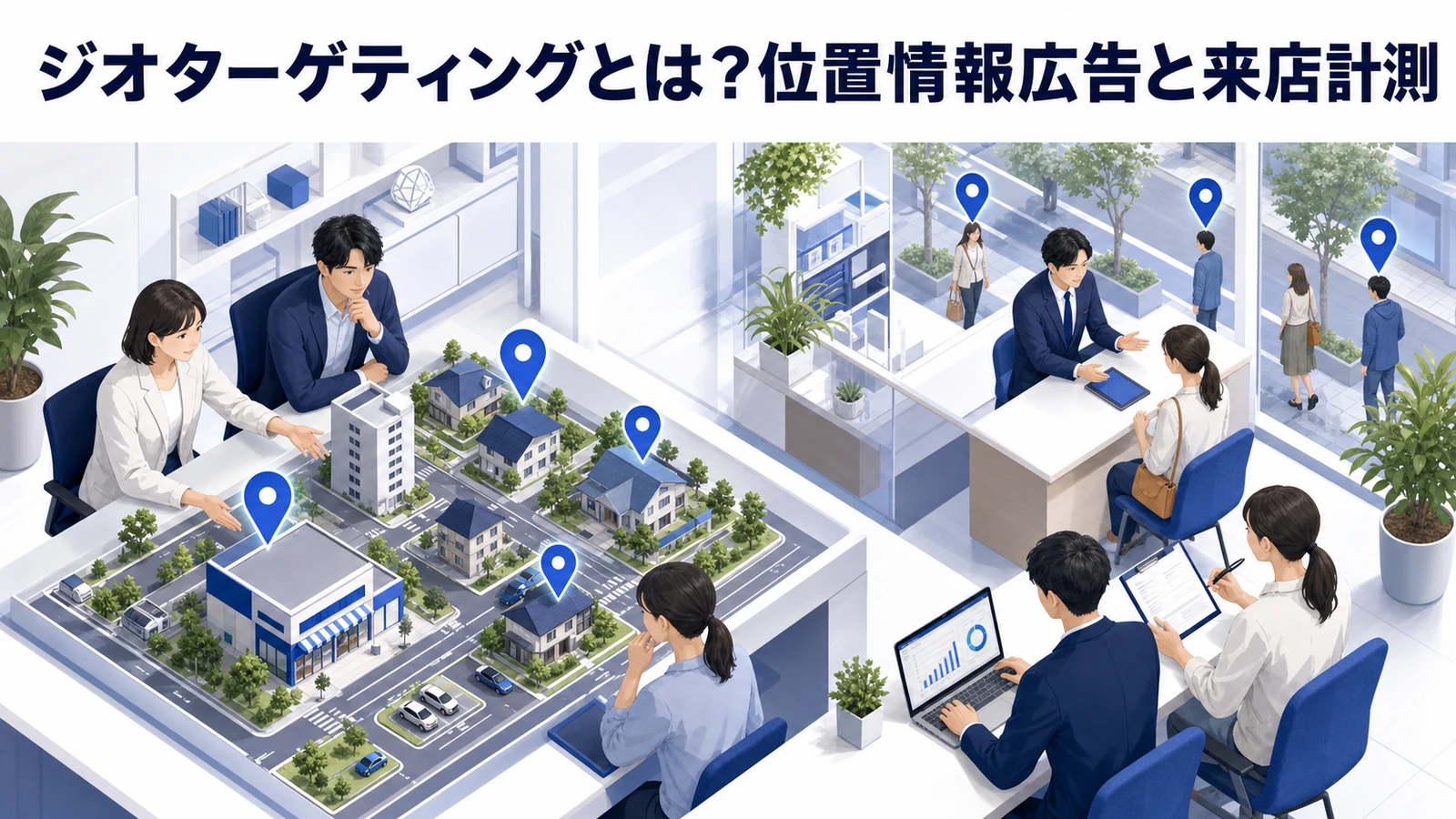 ジオターゲティングとは？位置情報広告の指定方法と来店計測の設計【2026年最新】 Image 2.0 図解