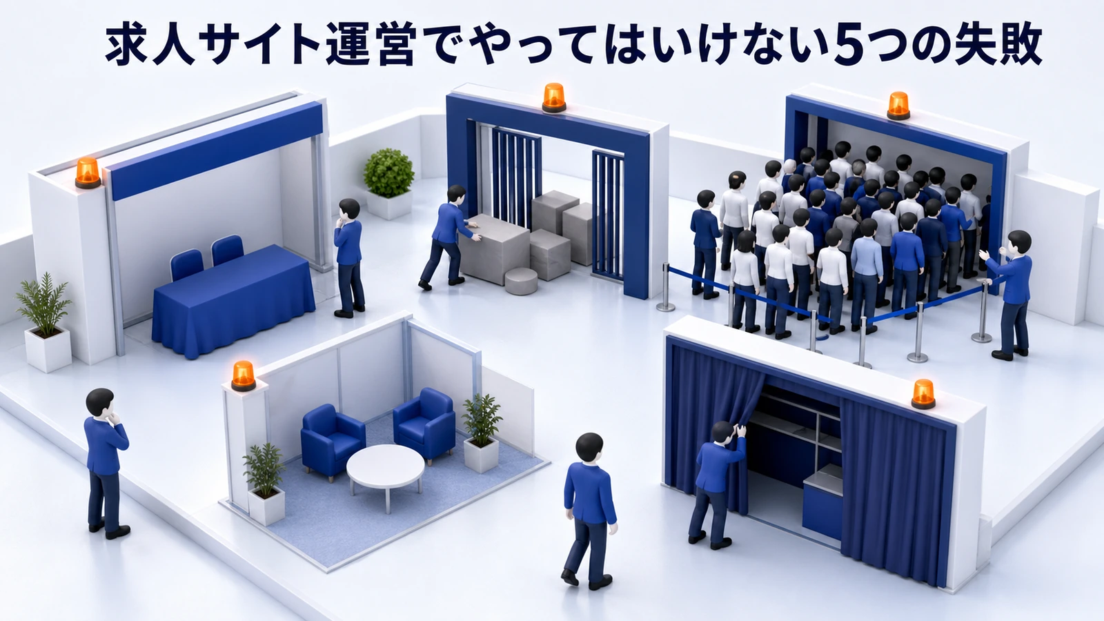 求人サイト運営でやってはいけない5つの失敗