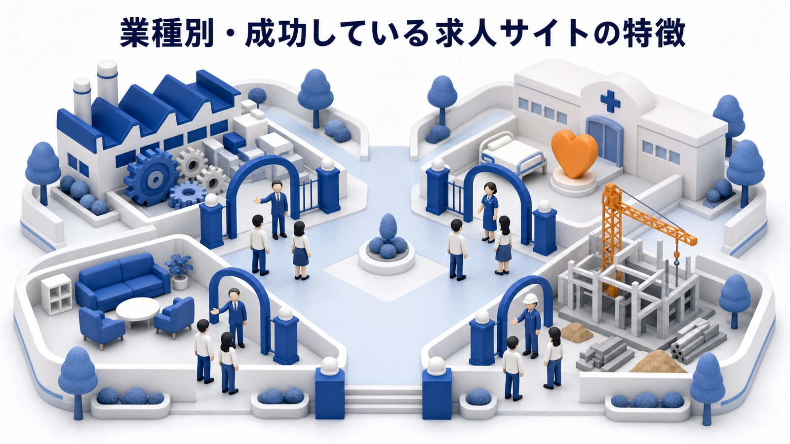 業種別 特化型求人サイトの成功特徴