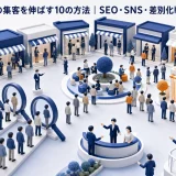 求人サイト運営の集客を伸ばす10の方法｜SEO・SNS・差別化戦略を徹底解説 Image 2.0 図解