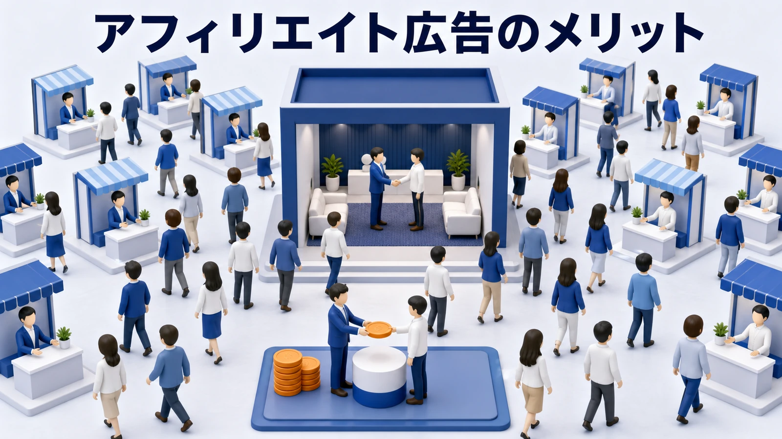 アフィリエイト広告のメリットを整理したImage 2.0図解