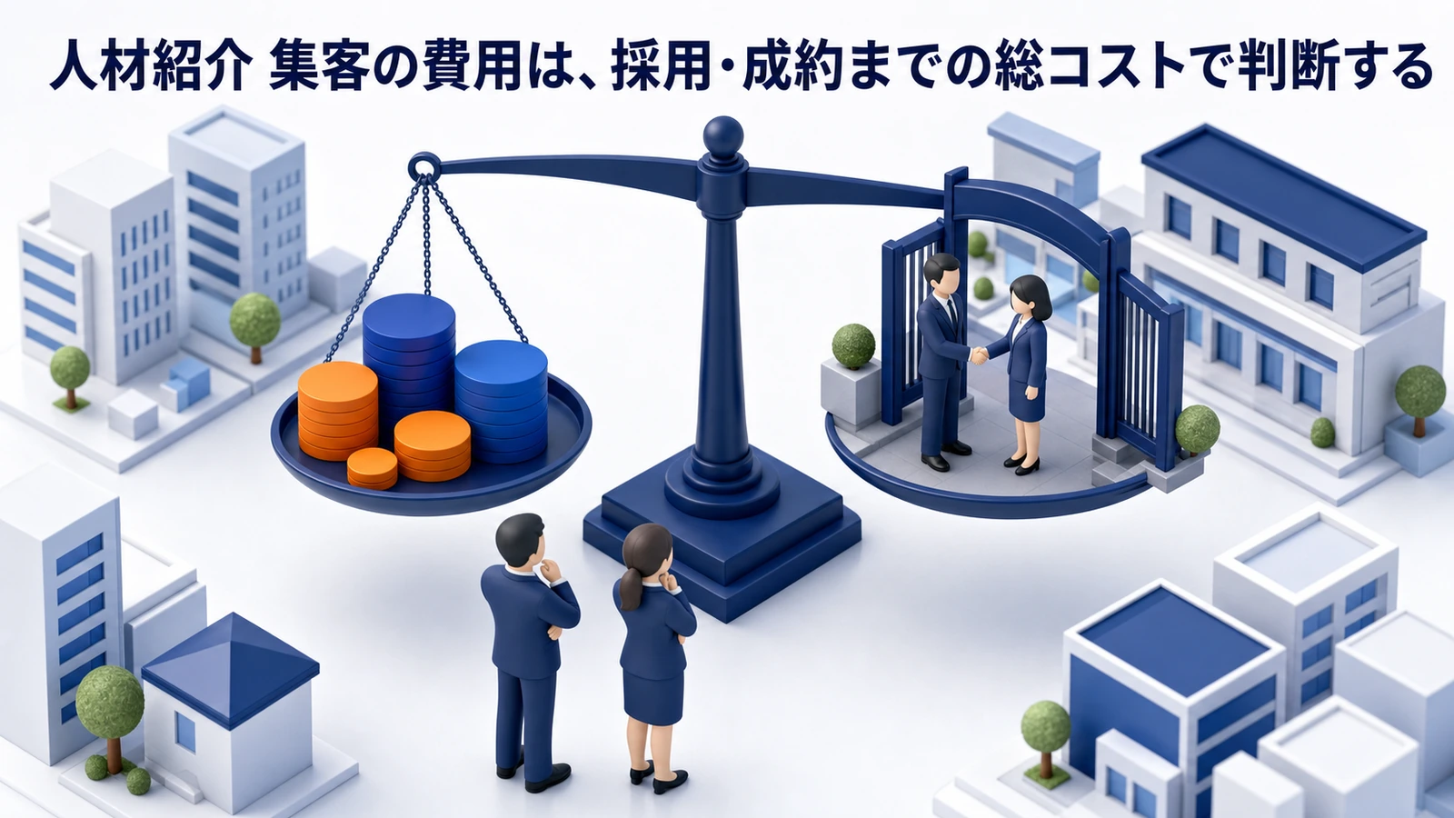 人材紹介 集客の費用は、採用・成約ま
