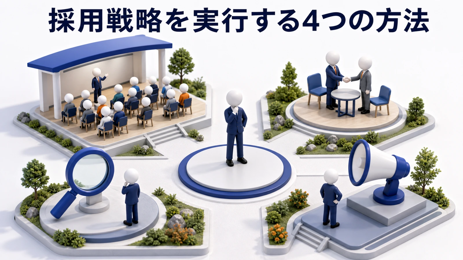 採用戦略を実行する4つの方法