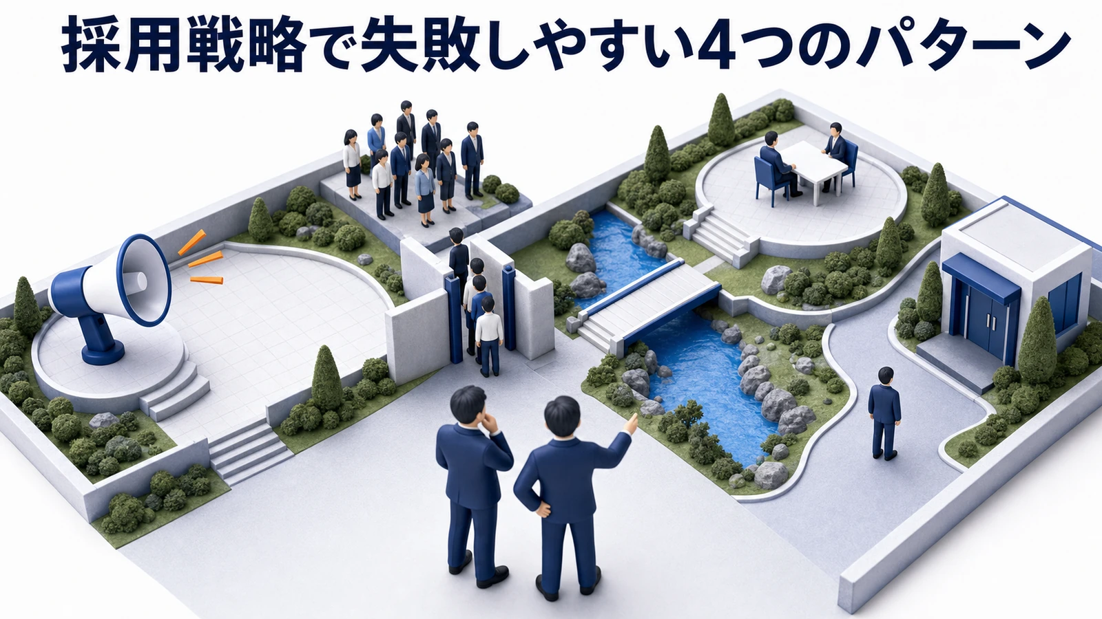 採用戦略で失敗しやすい4つのパターン
