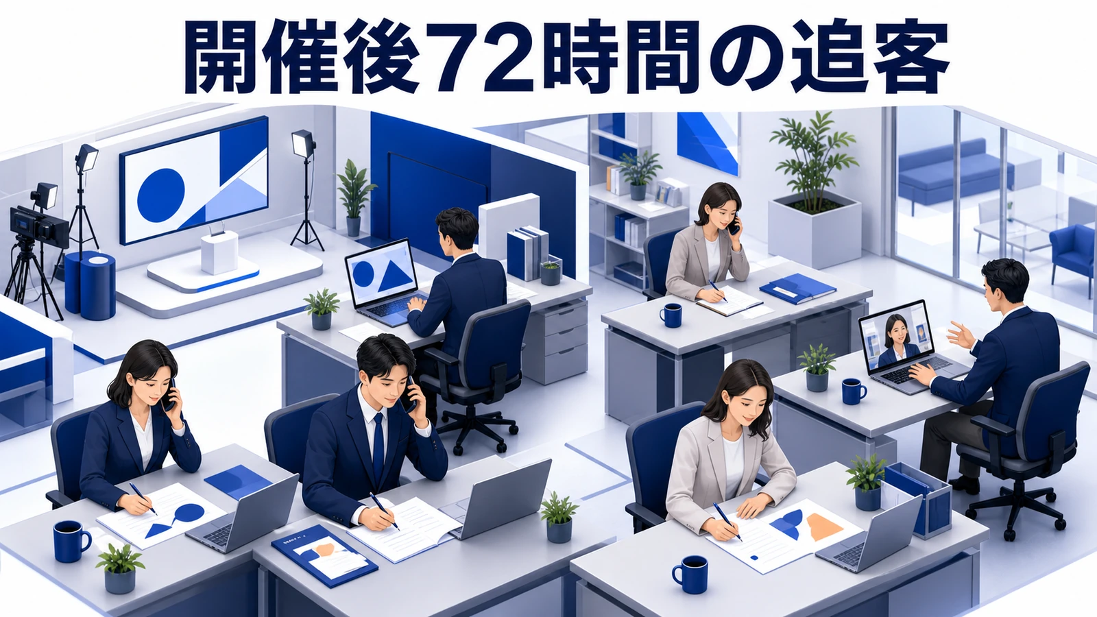 オンライン展示会とは？集客・商談化のコツとライバルマーケティング広告 成果につなげる設計ポイント Image 2.0図解