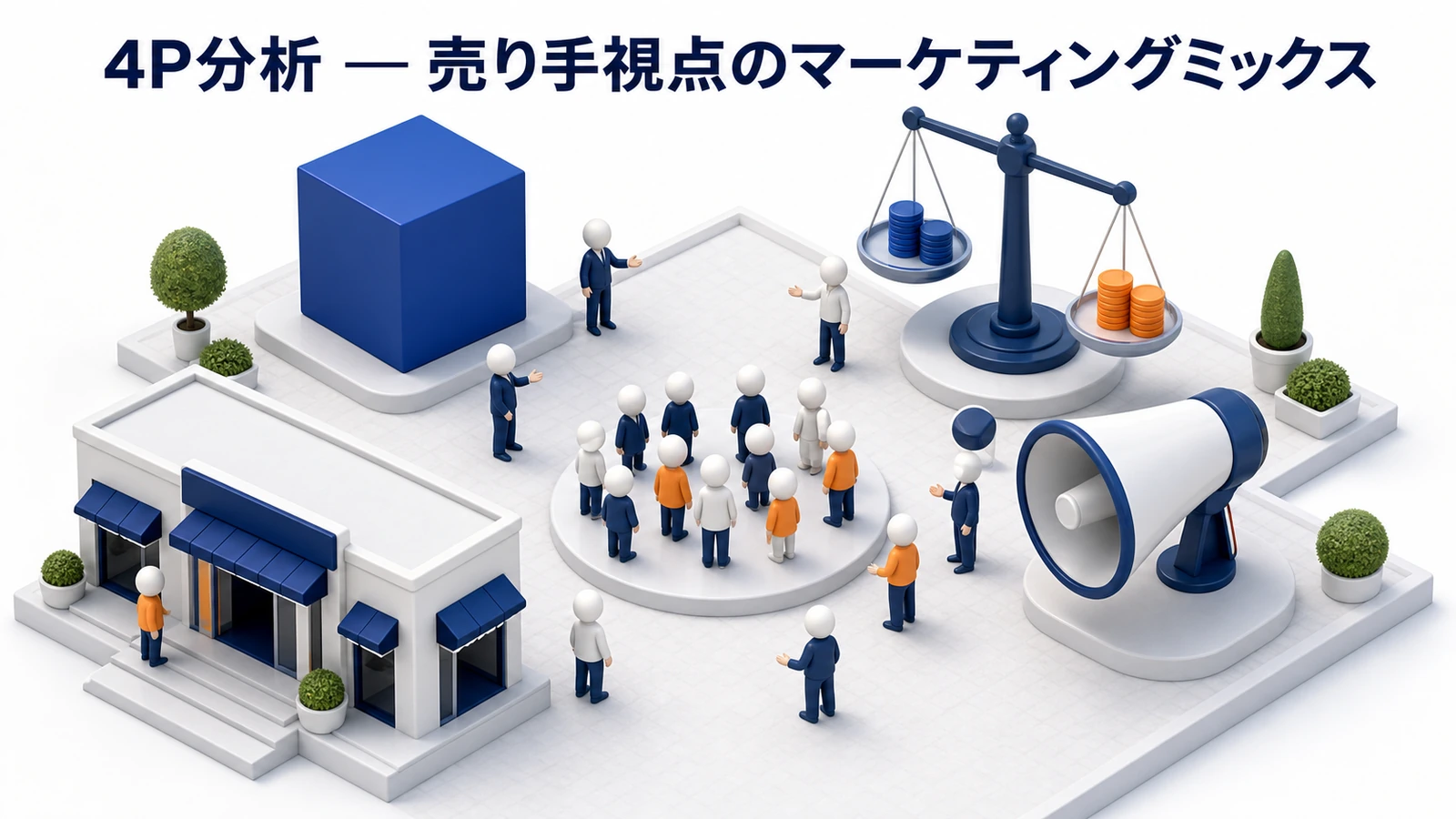 4P分析と4C分析を整理したImage 2.0図解