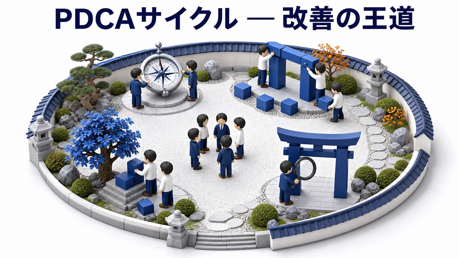 KPI設計とPDCAサイクルを整理したImage 2.0図解