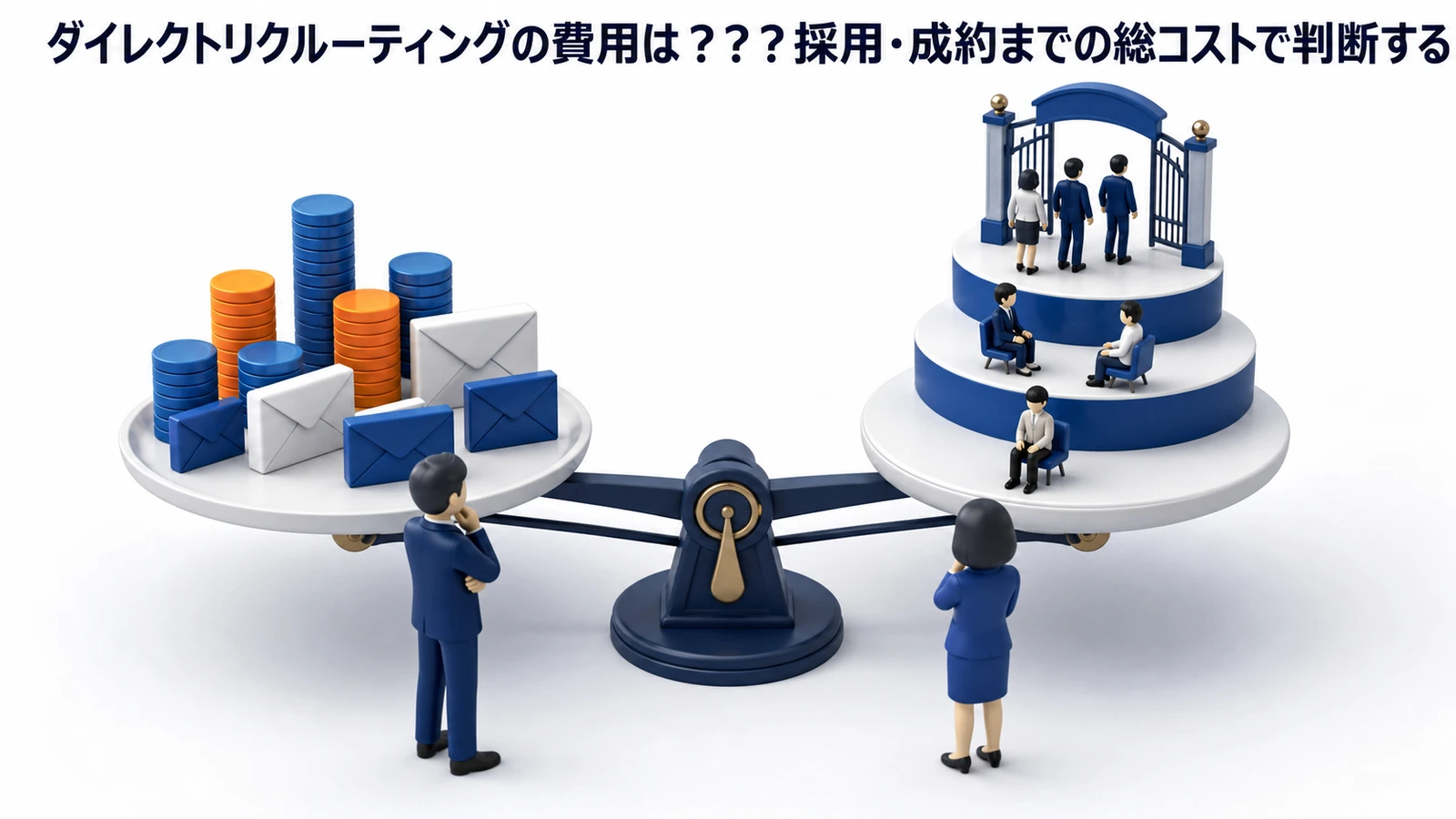ダイレクトリクルーティングの費用は