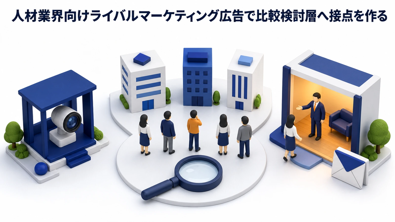 人材業界向けライバルマーケティング広告