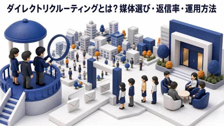 ダイレクトリクルーティングとは？媒体選び・返信率・運用方法 Image 2.0 図解