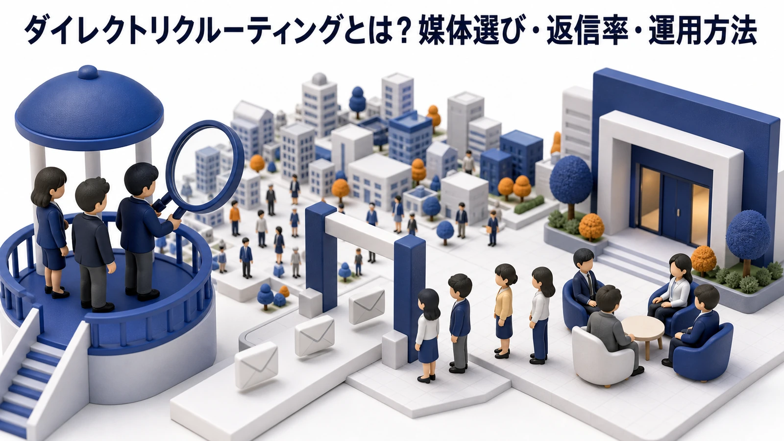 ダイレクトリクルーティングとは？媒体選び・返信率・運用方法 Image 2.0 図解