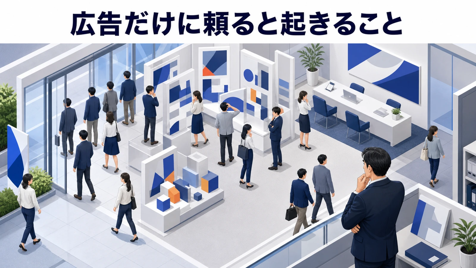 広告だけに頼ると起きること