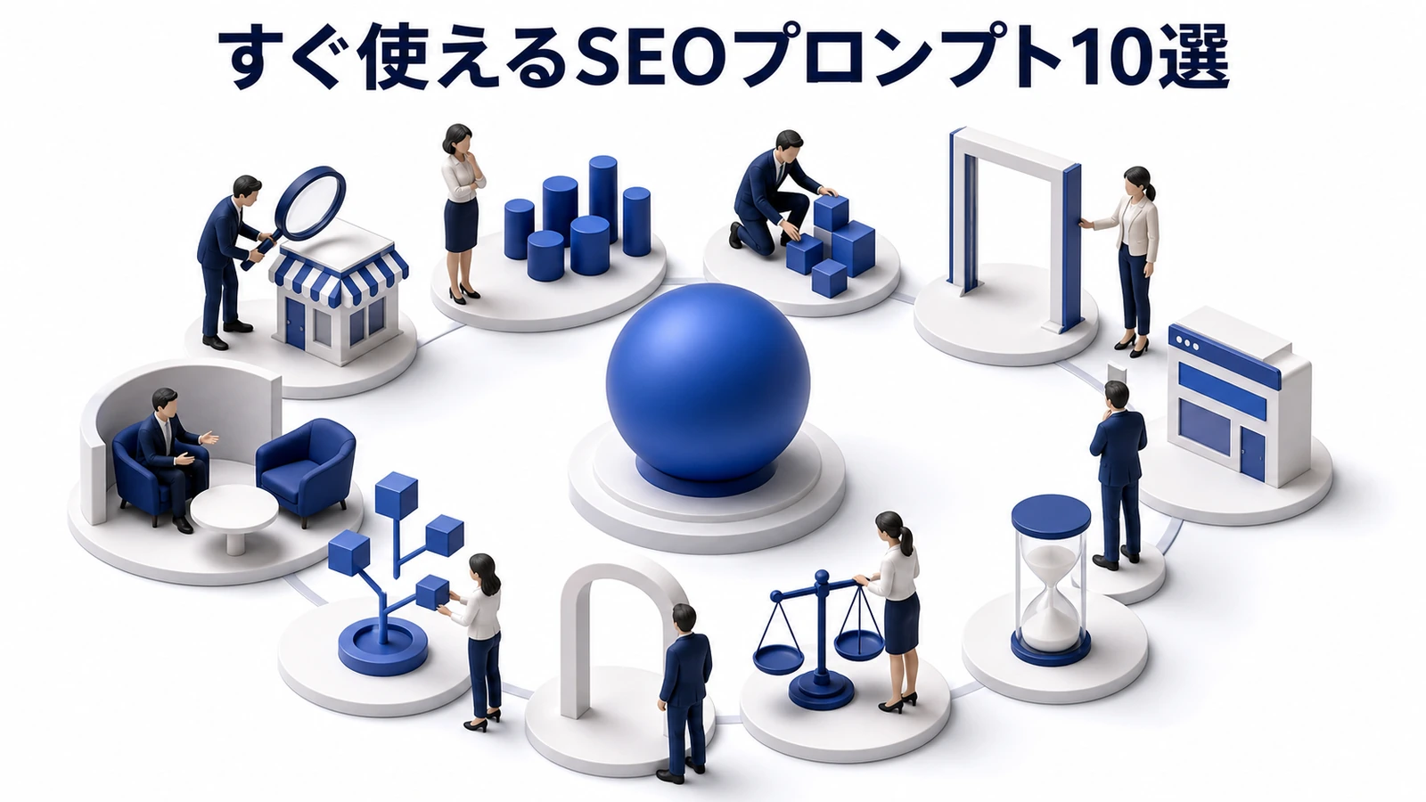 すぐ使えるSEOプロンプト10選を整理したImage 2.0図解