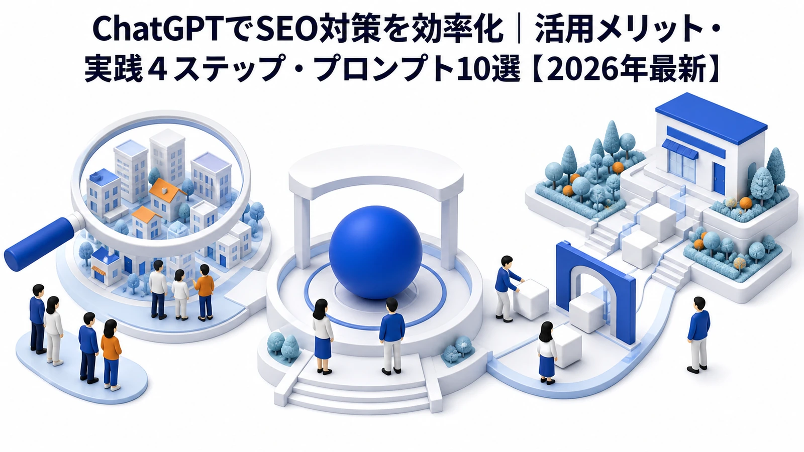 ChatGPTでSEO対策を効率化｜活用メリット・実践4ステップ・プロンプト10選【2026年最新】 Image 2.0 図解