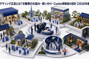 ターゲティング広告とは?8種類の仕組み・使い分け・Cookie規制後の設計【2026年最新】 Image 2.0 図解