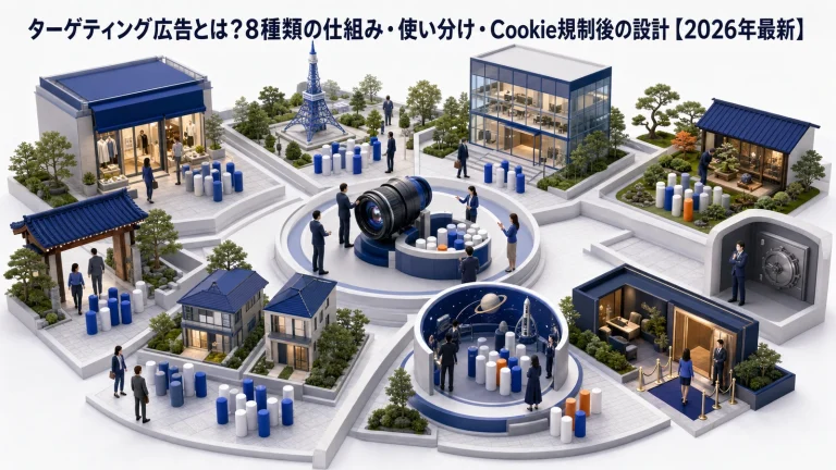 ターゲティング広告とは?8種類の仕組み・使い分け・Cookie規制後の設計【2026年最新】 Image 2.0 図解