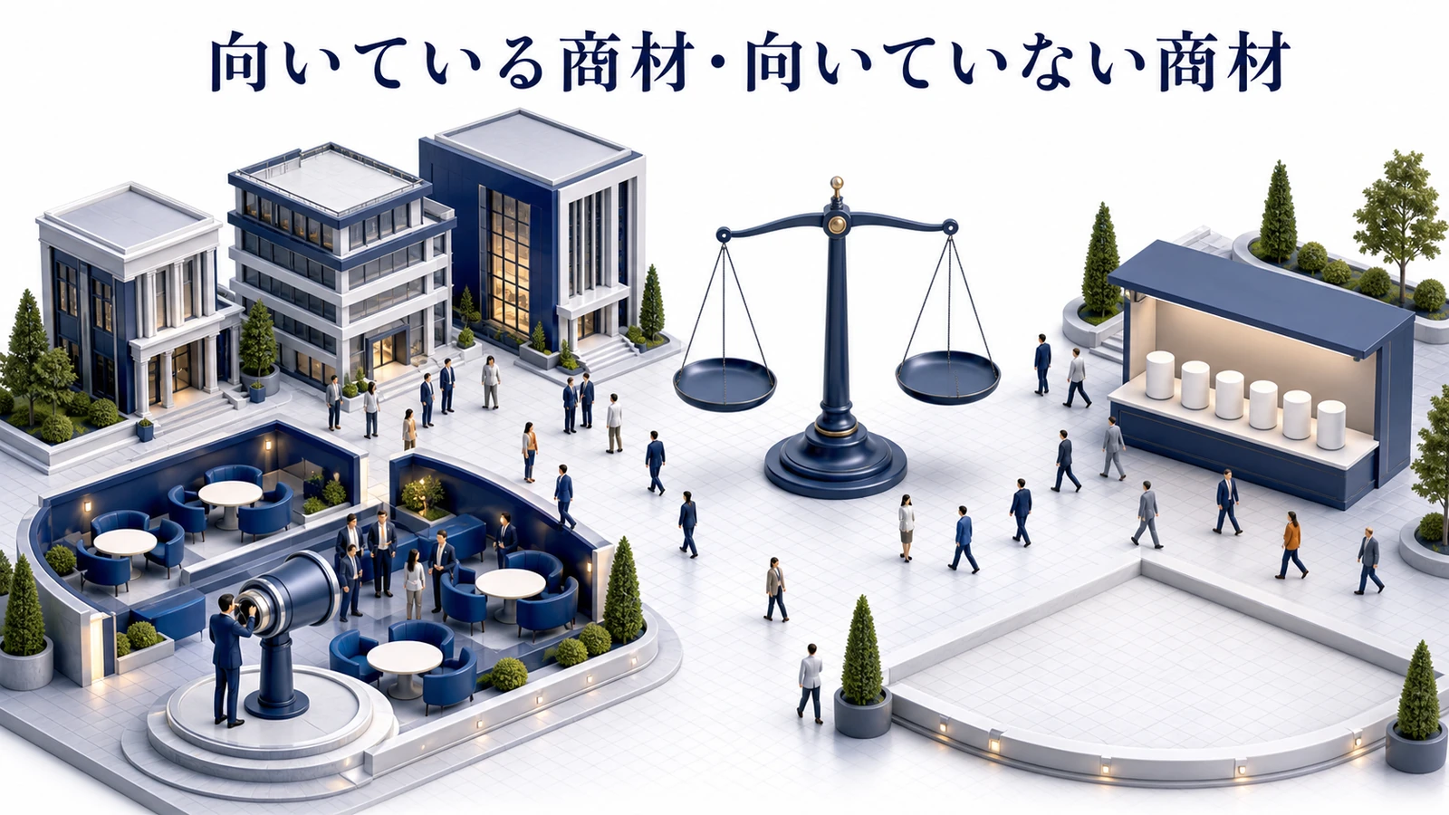 ライバルマーケティング広告に向いている商材と向いていない商材を整理したImage 2.0図解
