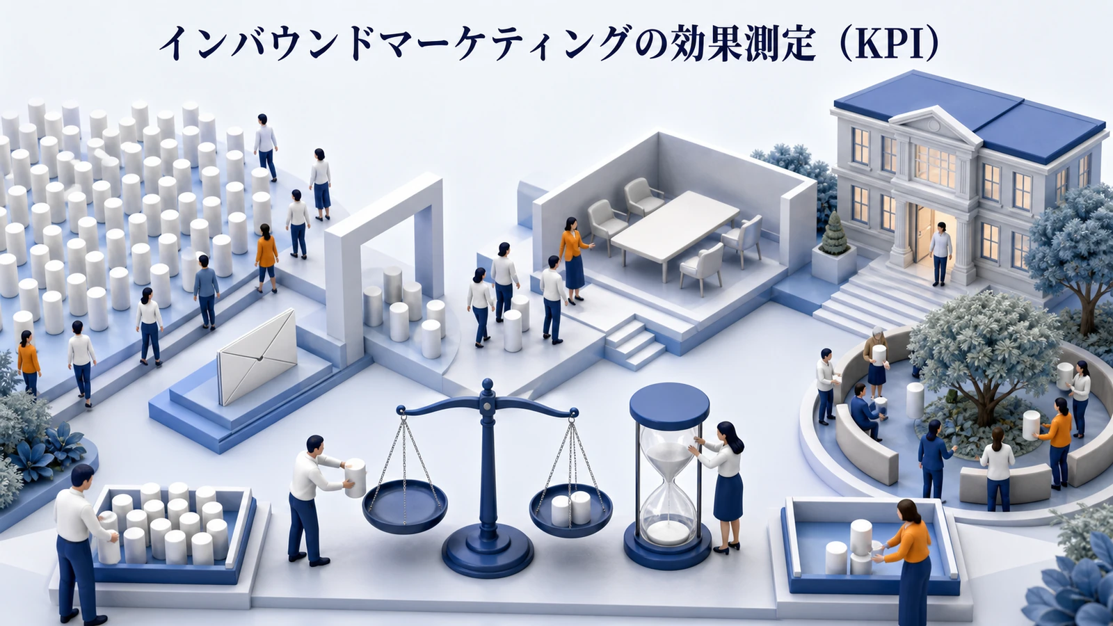 インバウンドマーケティングのKPI設計を整理したImage 2.0図解