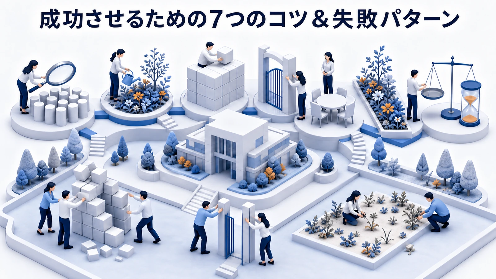 インバウンドマーケティングの失敗パターン4つを整理したImage 2.0図解