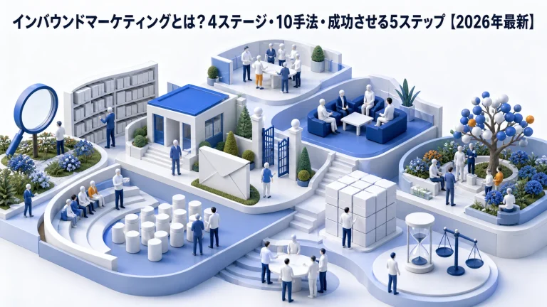 インバウンドマーケティングとは?4ステージ・10手法・成功させる5ステップ【2026年最新】 Image 2.0 図解