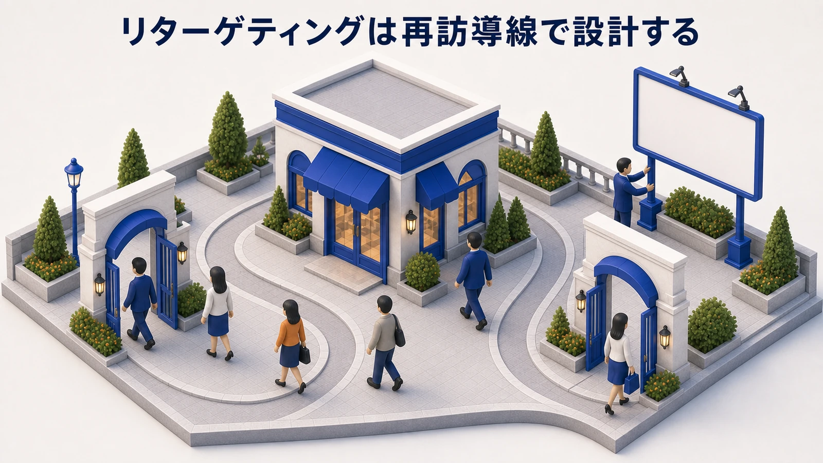 リターゲティングは再訪導線で設計する