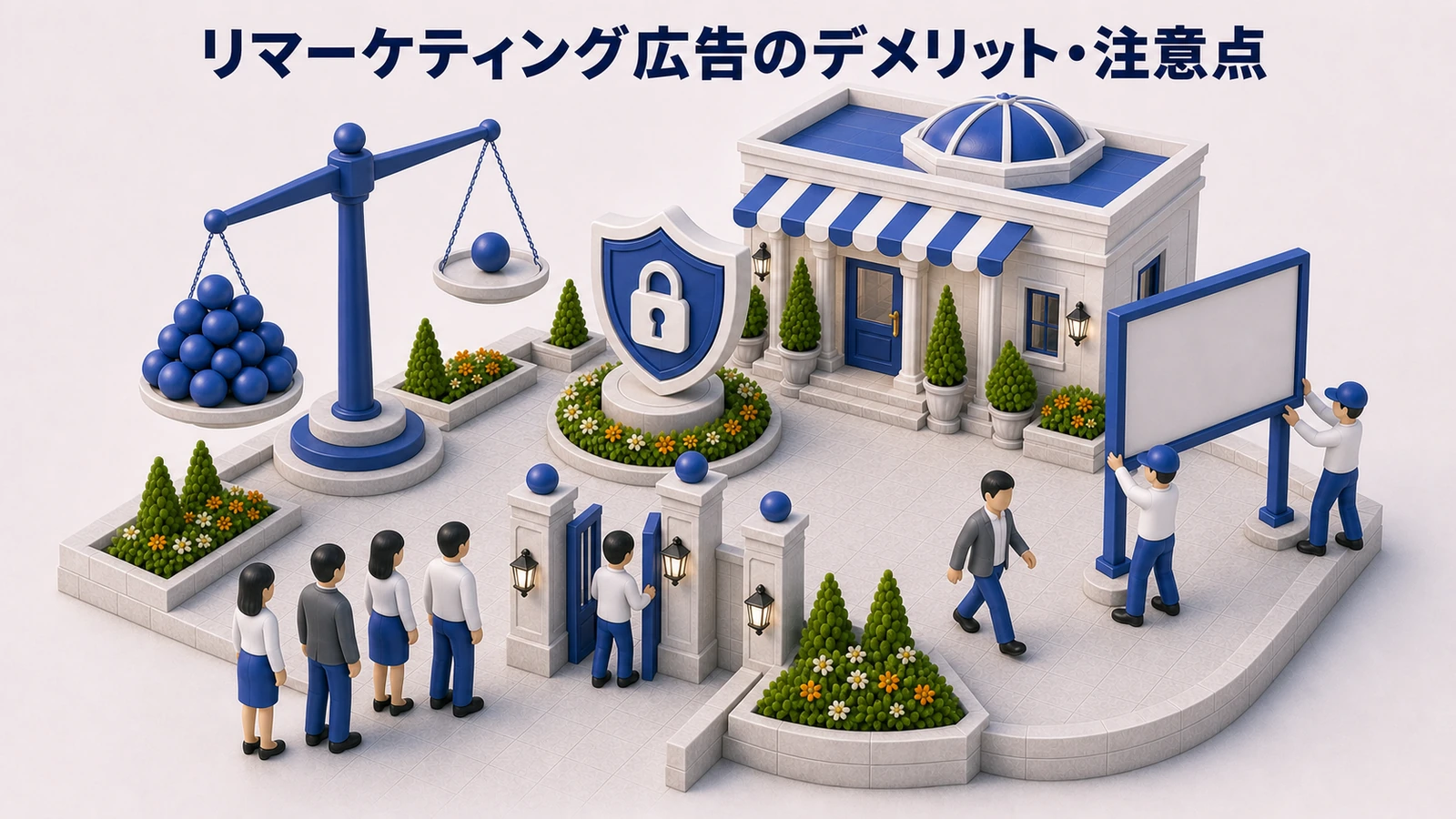リマーケティング広告のデメリット・注意点を解説するimage2.0インフォグラフィック