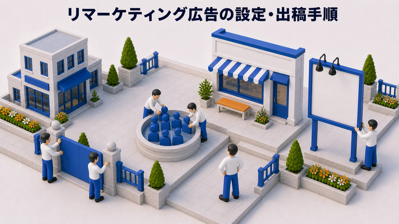 リマーケティング広告の設定・出稿手順を解説するimage2.0インフォグラフィック