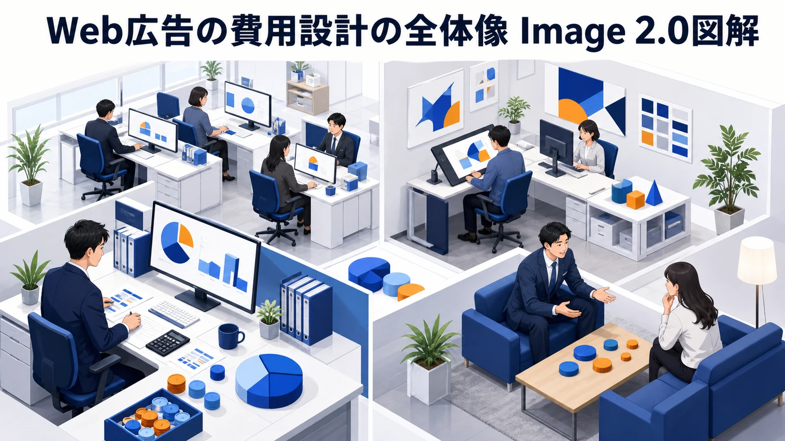 Web広告の費用設計の全体像 Image 2.0図解