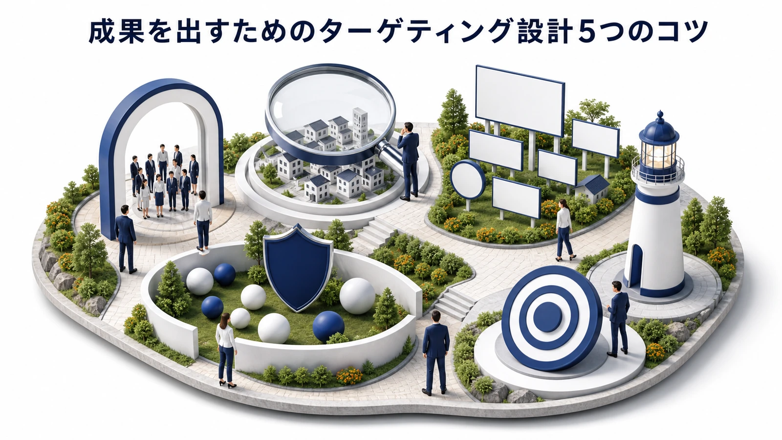 成果を出すターゲティング設計手順を整理したImage 2.0図解