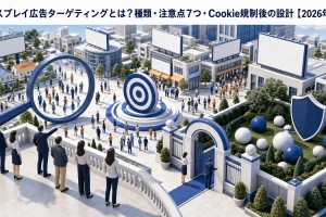 ディスプレイ広告ターゲティングとは?種類・注意点7つ・Cookie規制後の設計【2026年最新】 Image 2.0 図解