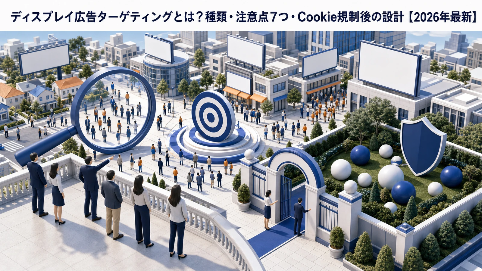 ディスプレイ広告ターゲティングとは？種類・注意点7つ・Cookie規制後の設計【2026年最新】 Image 2.0 図解
