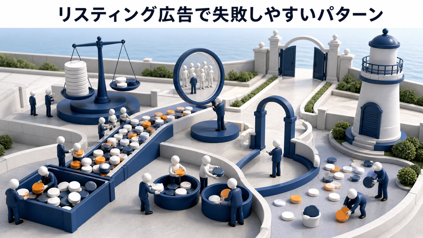 リスティング広告で失敗しやすいパターンを整理したImage 2.0図解