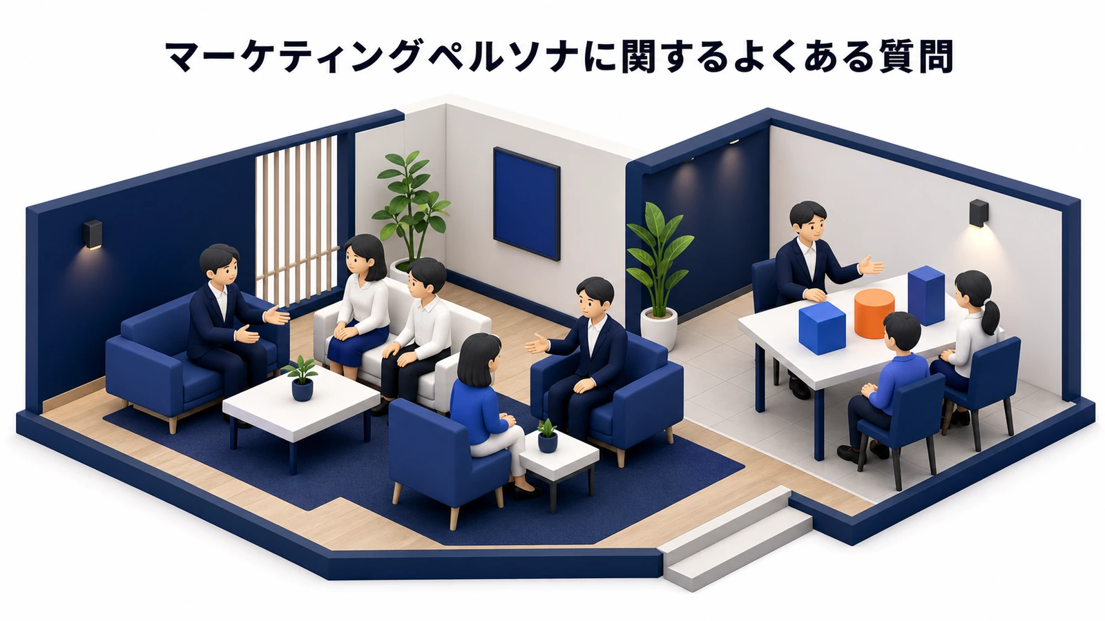 マーケティングペルソナに関するよくある質問 図解