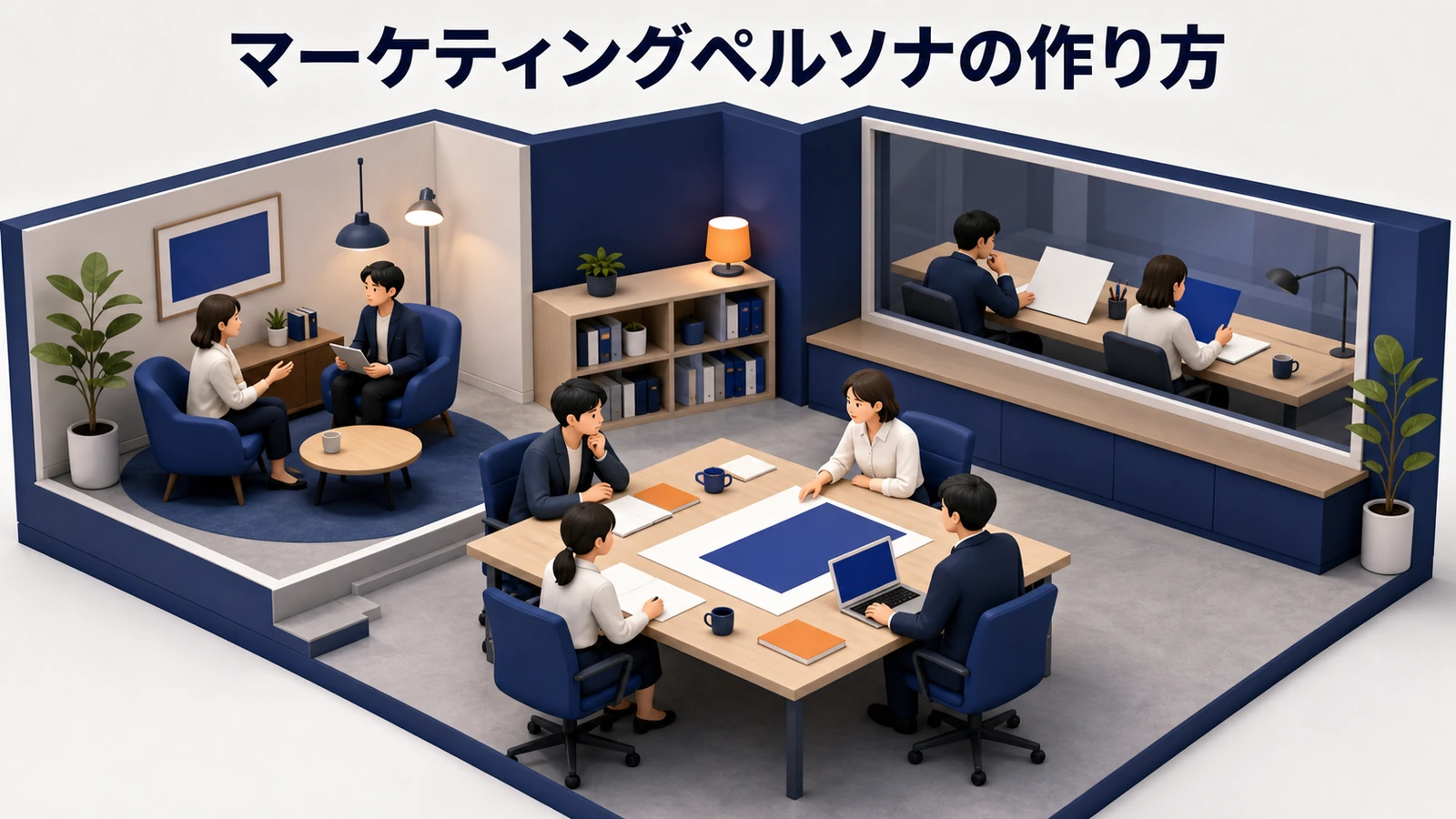 マーケティングペルソナの作り方｜使われる顧客像にする5つの条件【2026年最新】 Image 2.0 図解