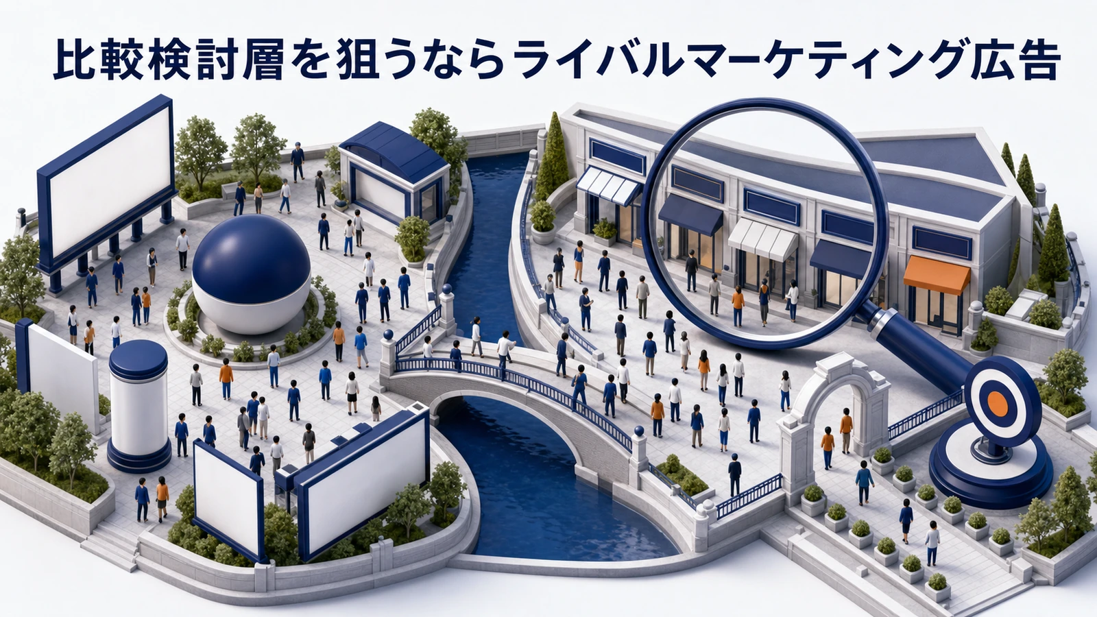 比較検討層を狙うライバルマーケティング広告