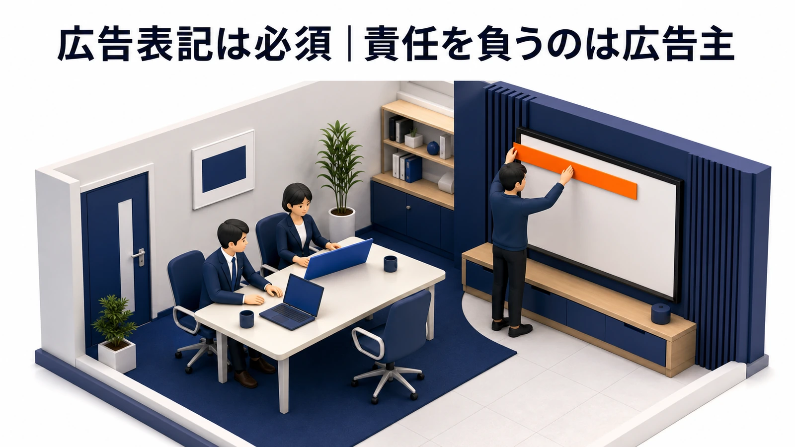 広告表記は必須｜責任を負うのは広告主 図解