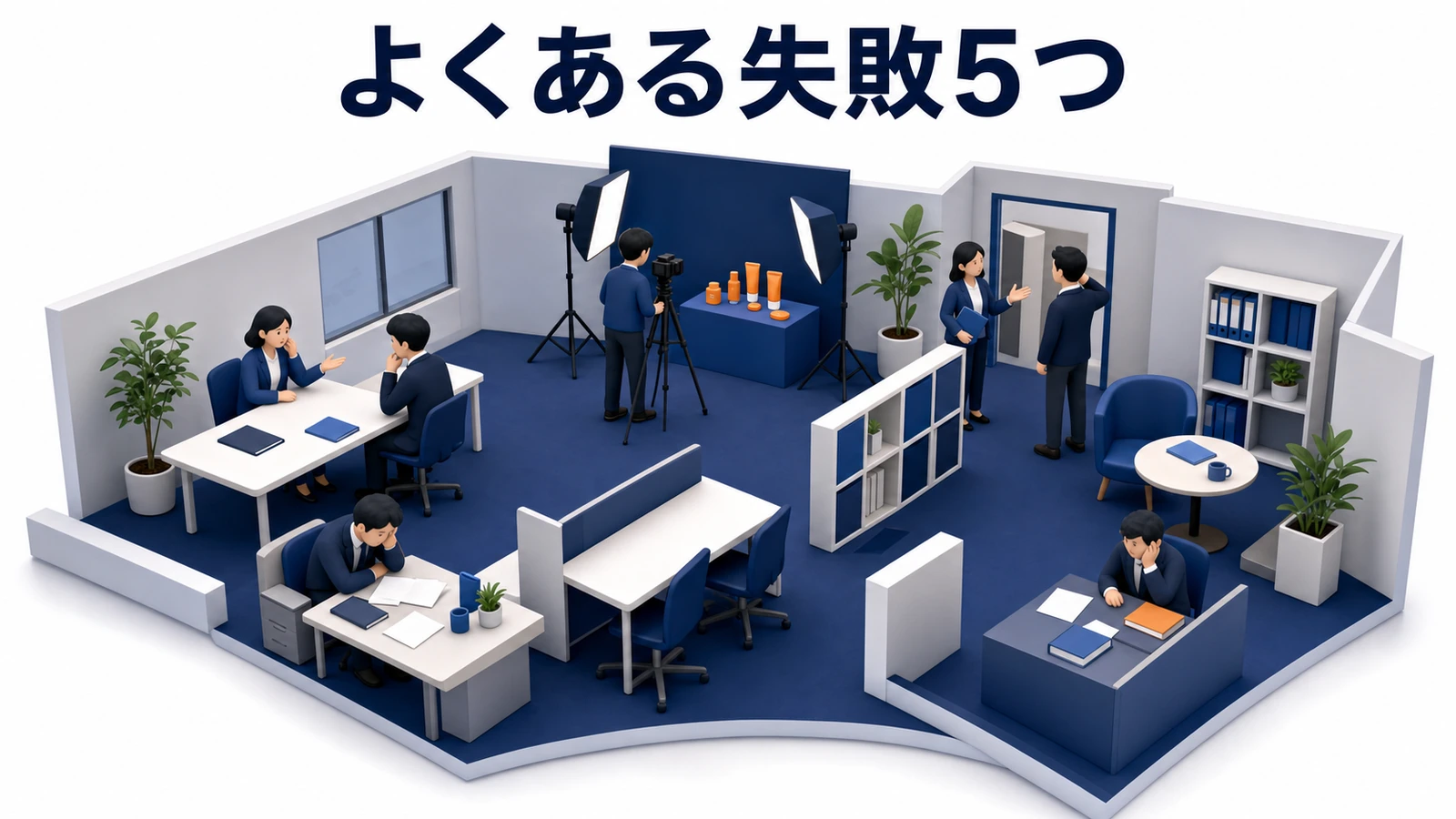 よくある失敗5つ 図解