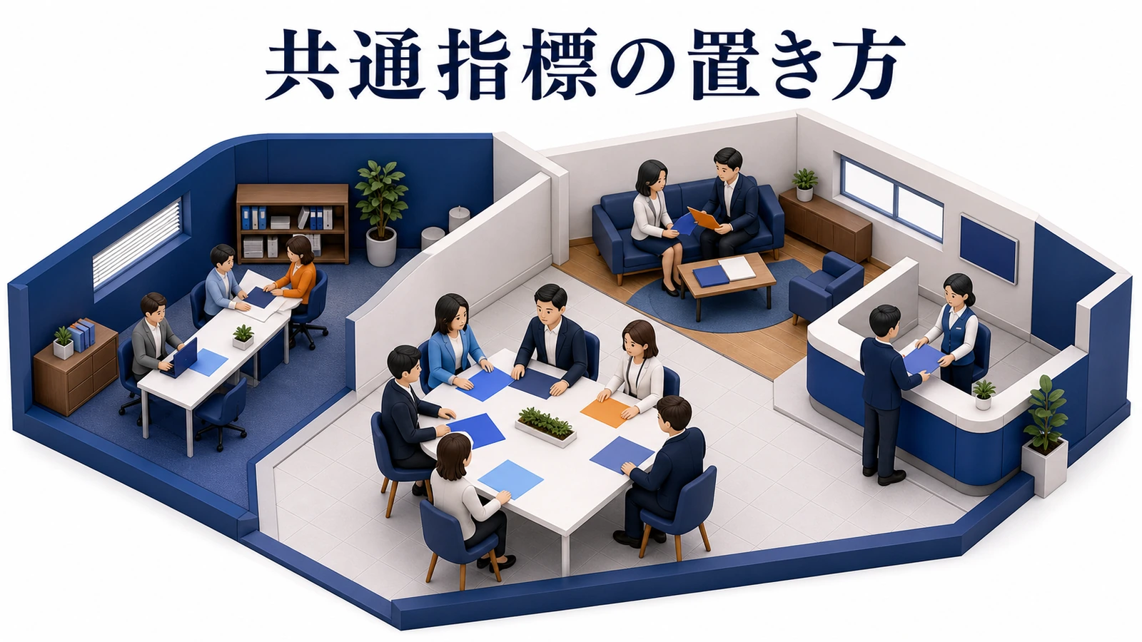 共通指標の置き方 図解
