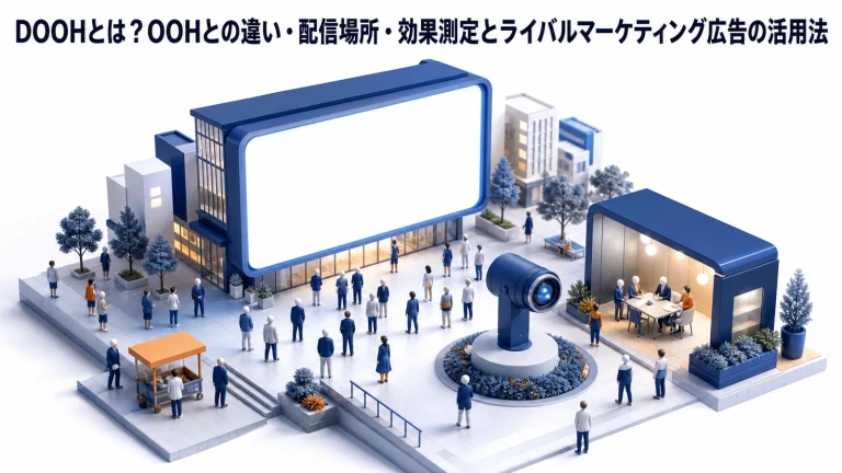 DOOHとは?OOHとの違い・配信場所・効果測定とライバルマーケティング広告の活用法 Image 2.0 図解