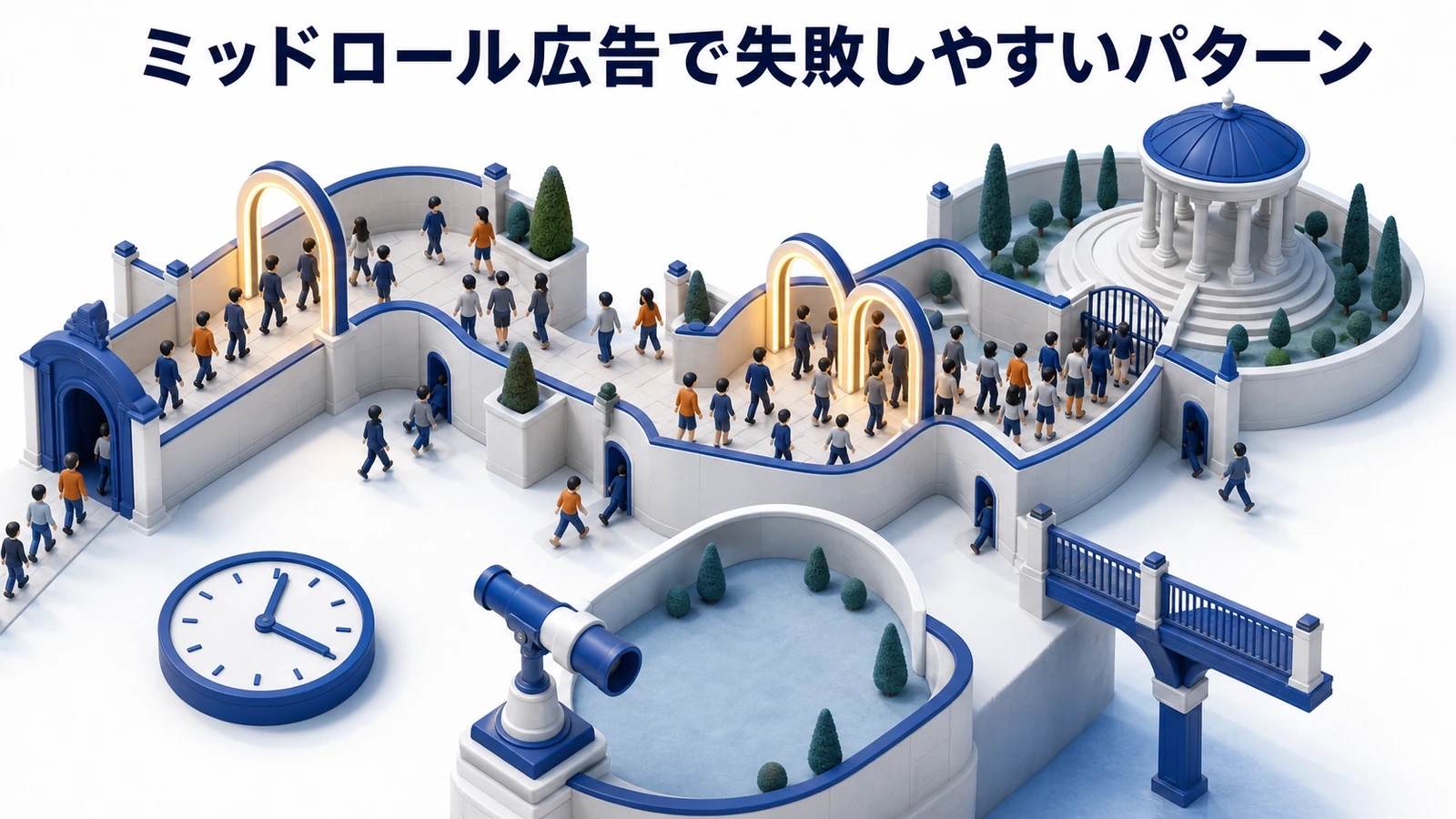 ミッドロール広告 失敗パターン 基礎 実務 判断 image2.0図解