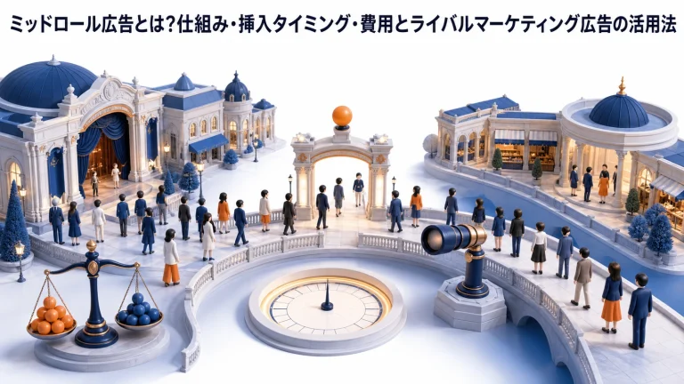 ミッドロール広告とは?仕組み・挿入タイミング・費用とライバルマーケティング広告の活用法 Image 2.0 図解