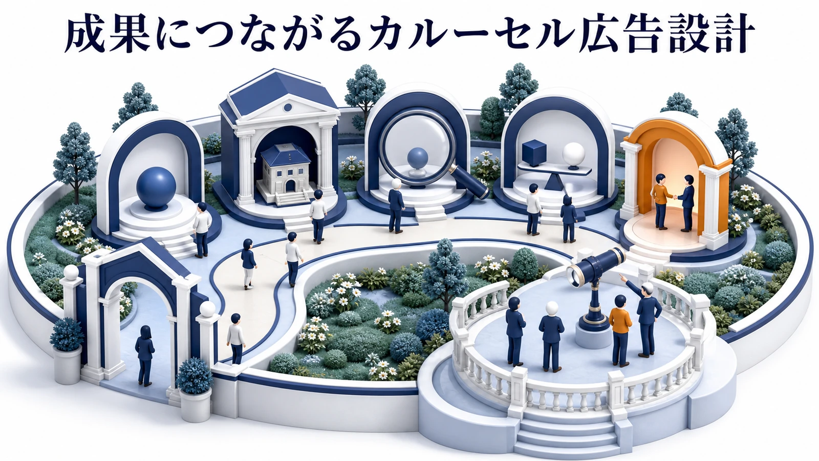 カルーセル広告 成果設計 基礎 実務 判断 image2.0図解