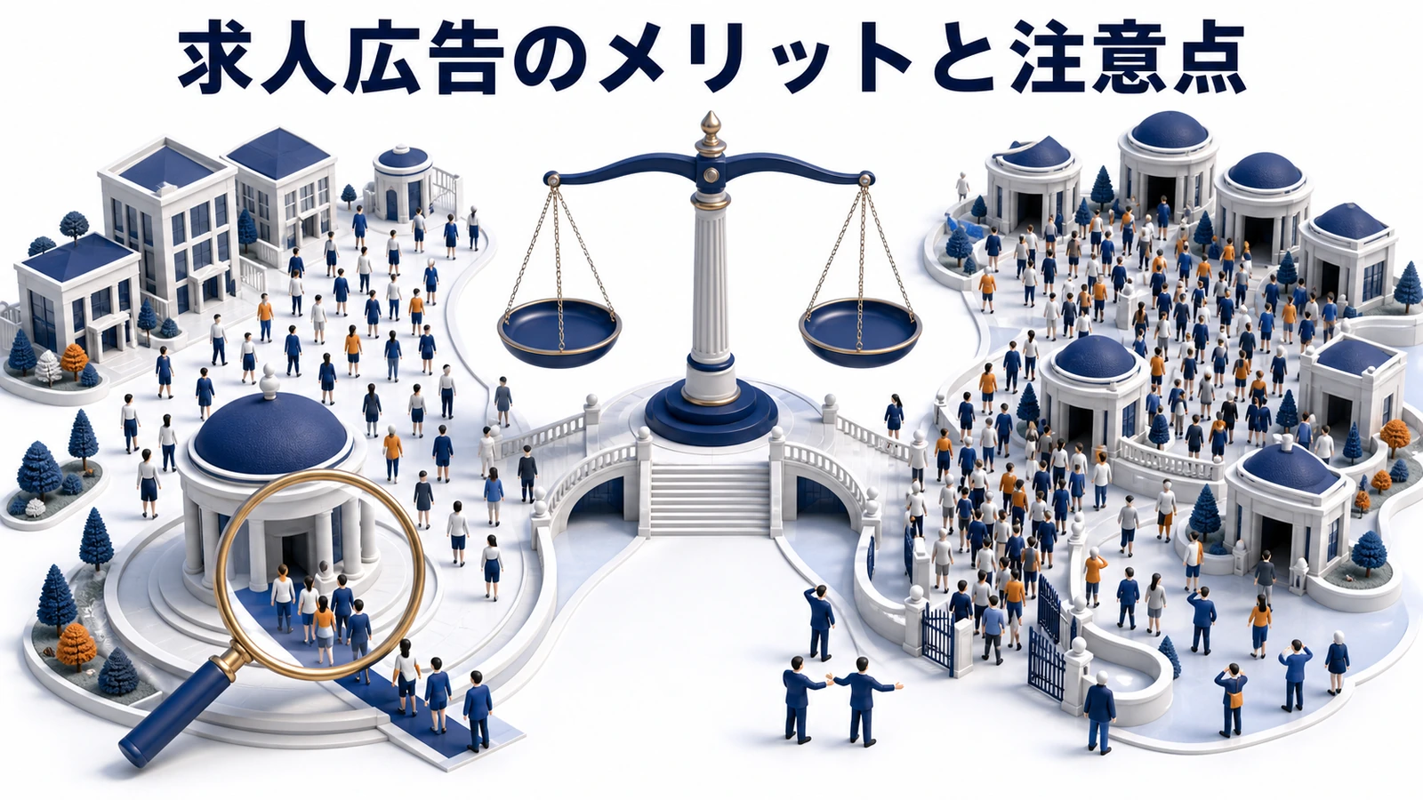 求人広告のメリットと注意点 認知拡大 応募獲得 費用管理 ミスマッチ防止 image2.0図解