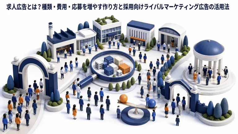 求人広告とは?種類・費用・応募を増やす作り方と採用向けライバルマーケティング広告の活用法 Image 2.0 図解