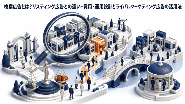 検索広告とは?リスティング広告との違い・費用・運用設計とライバルマーケティング広告の活用法 Image 2.0 図解