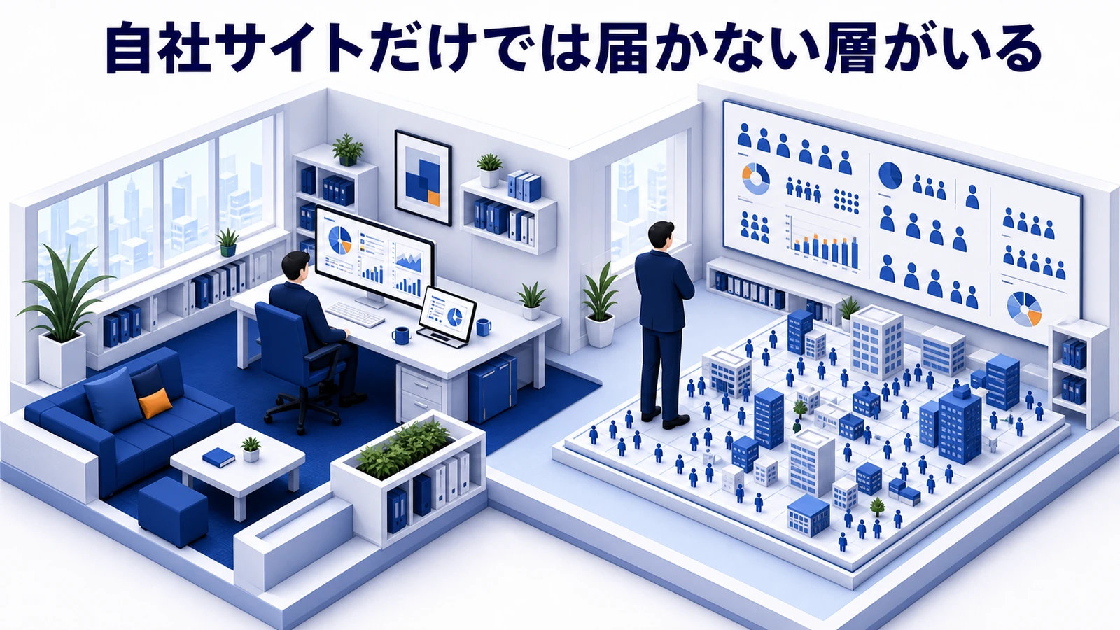 自社サイトの改善だけでは届かない層がいる