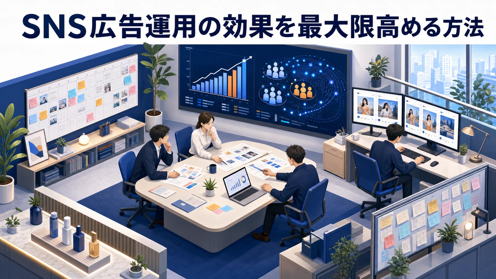 SNS広告運用の効果を最大限高める方法 Image 2.0図解
