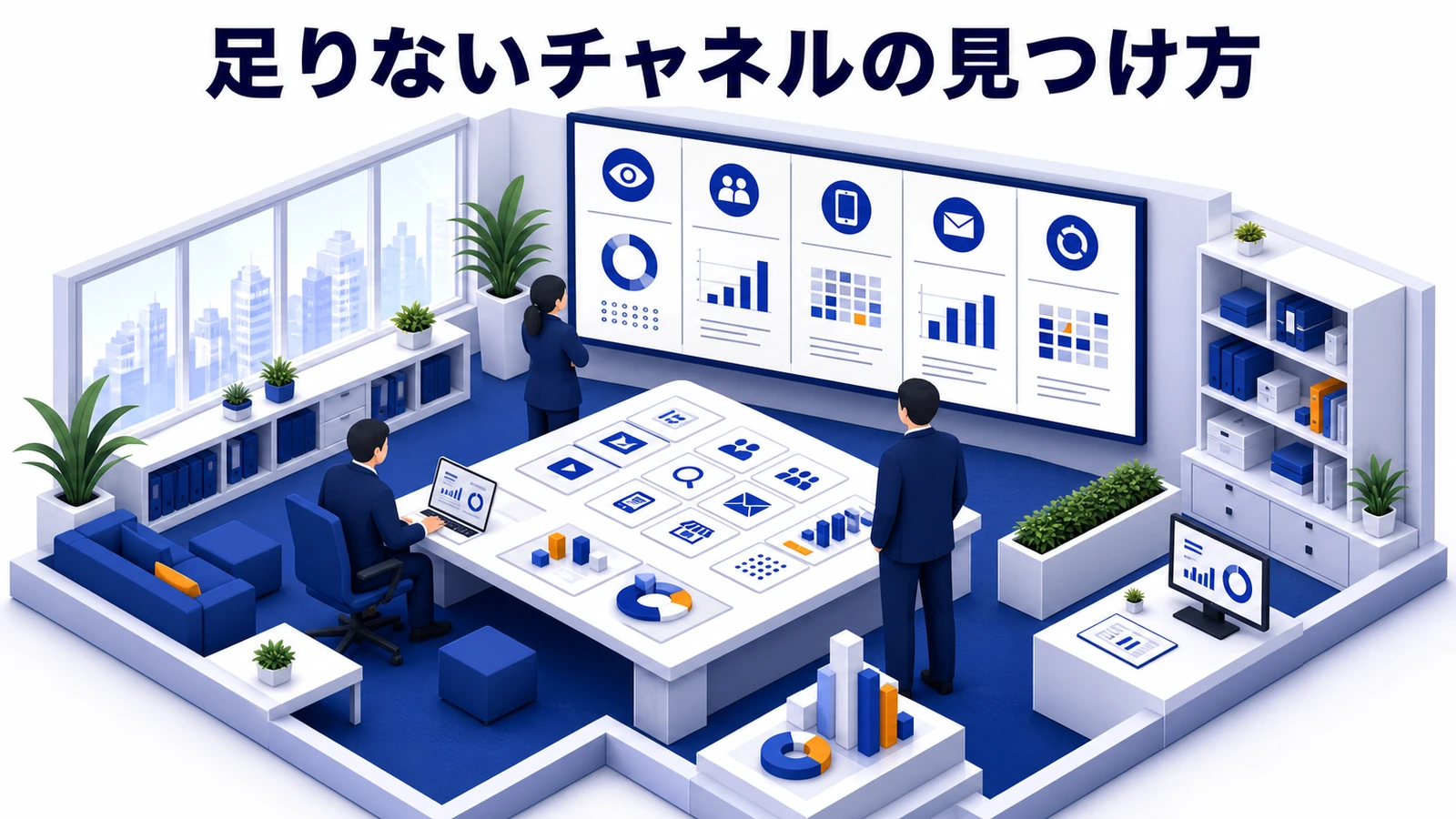 自社に足りていないチャネルの見つけ方 図解
