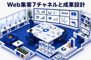 Web集客とは?7チャネルの使い分けと成果につなげる設計手順【2026年最新】 Image 2.0 図解